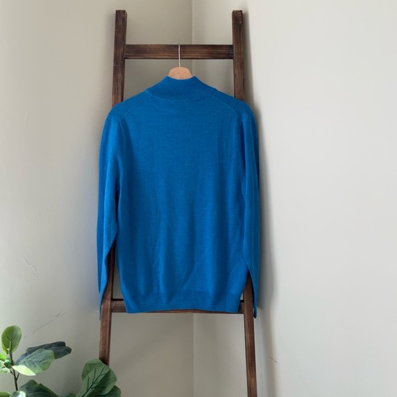 Jos. A. Bank Zip up Mens Medium Sweater - Picture 2 of 9